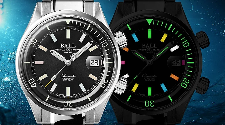 Ball Engineer Master II Diver COSC Chronometer Rainbow Limited Edition DM2280A-S1C-BKR