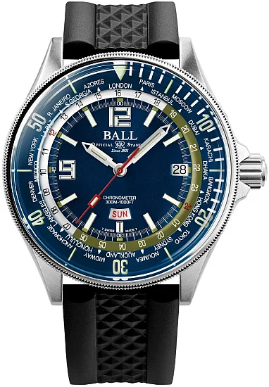 Ball Engineer Master II Diver Worldtime COSC Chronometer Limited Edition DG2232A-PC-BE