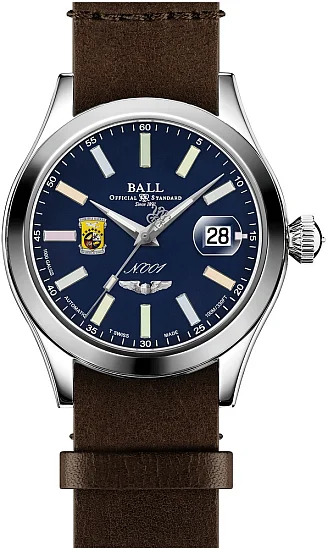 Ball Engineer Master II Doolittle Raiders 40mm NATO Leather Rainbow 904L NM3000C-L1-BER