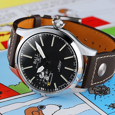 Ball Engineer Master II 46mm Mechanical Small Second Snoopy Flying Ace Limited Edition NM2638C-L2J-BK