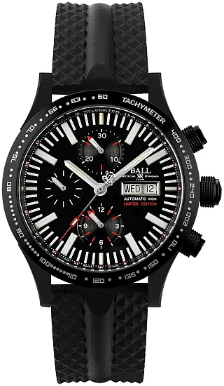 Ball Fireman Storm Chaser DLC Glow II Chronograph Limited Edition CM2192C-P2-BK