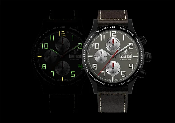 Ball Fireman Storm Chaser DLC Glow II Chronograph Limited Edition CM2192C-L4A-GY