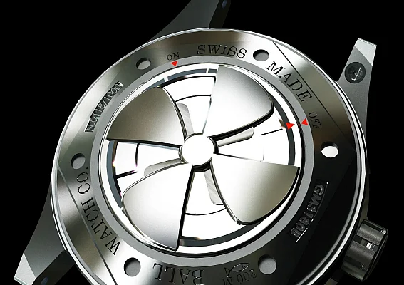 Ball Roadmaster First Responder Titanium RotorLOCK Limited Edition 904L GM3180B-S2-BK