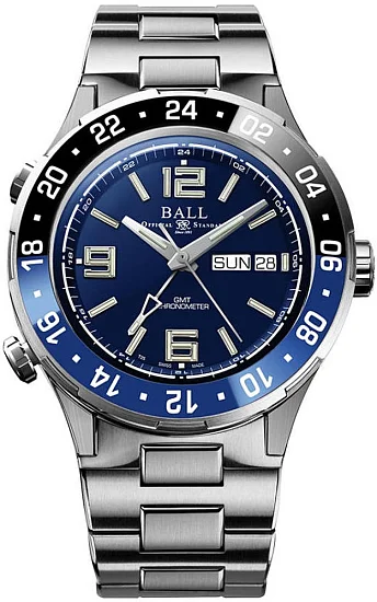 Ball Roadmaster Marine GMT 40mm COSC Chronometer DG3000A-S1CJ-BE