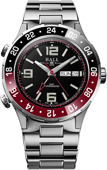 Ball Roadmaster Marine GMT 40mm COSC Chronometer DG3030B-S8CJ-BK
