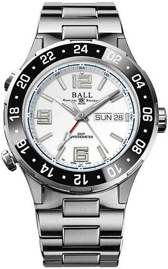 Ball Roadmaster Marine GMT 40mm COSC Chronometer DG3000A-S7CJ-WH