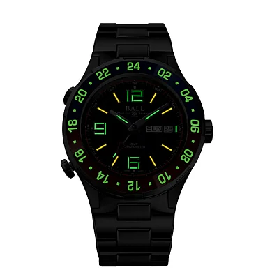 Ball Roadmaster Marine GMT 40mm COSC Chronometer DG3000A-S4C-BK