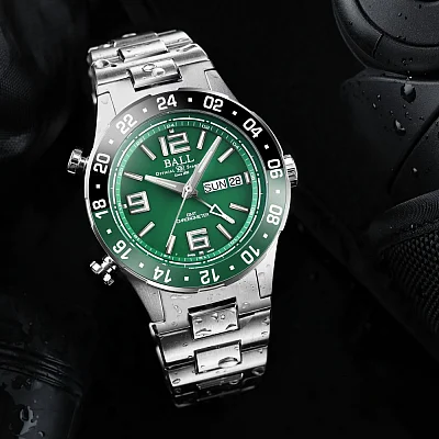 Ball Roadmaster Marine GMT 40mm COSC Chronometer DG3030B-S2C-GR