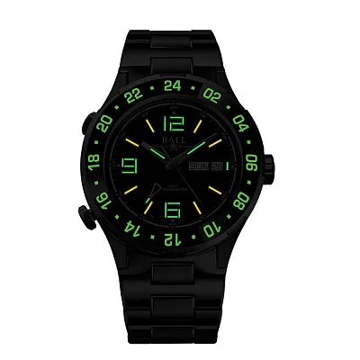 Ball Roadmaster Marine GMT 40mm COSC Chronometer DG3000A-S7CJ-BK