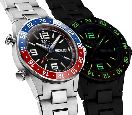 Ball Roadmaster Marine GMT 40mm COSC Chronometer DG3030B-S4C-BK