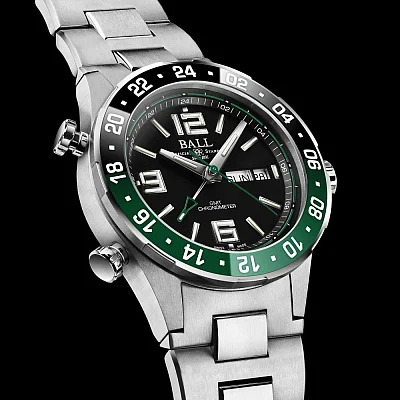 Ball Roadmaster Marine GMT 40mm COSC Chronometer DG3030B-S2C-BK