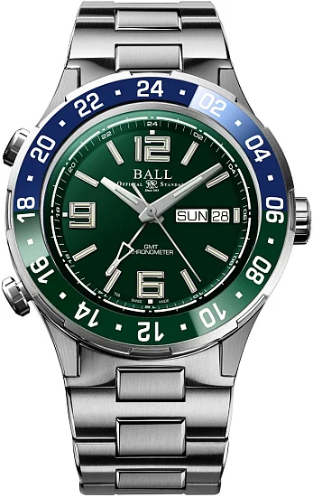 Ball Roadmaster Marine GMT 40mm COSC Chronometer DG3030B-S9CJ-GR