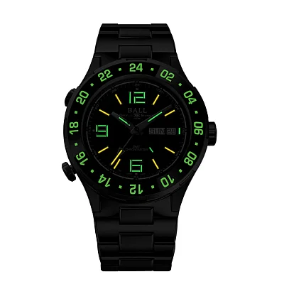 Ball Roadmaster Marine GMT 40mm COSC Chronometer DG3000A-S14CJ-BK