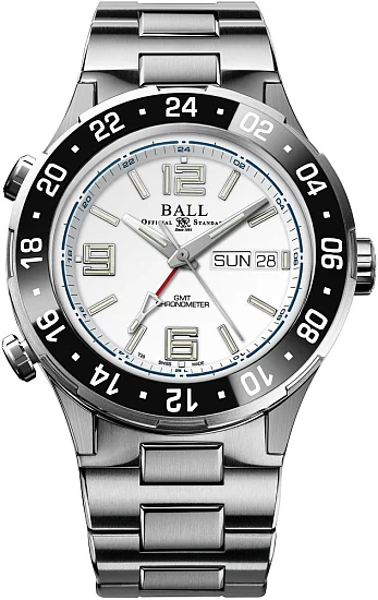 Ball Roadmaster Marine GMT 40mm COSC Chronometer DG3030B-S7CJ-WH