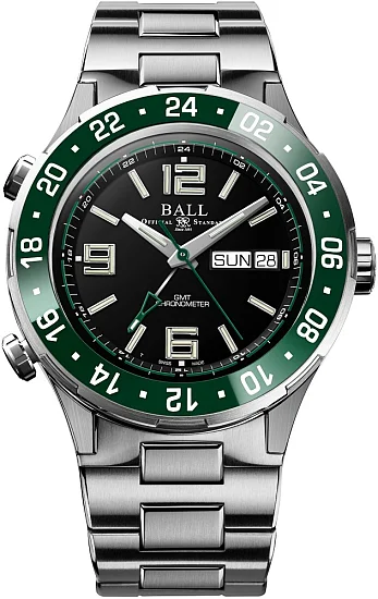 Ball Roadmaster Marine GMT 40mm COSC Chronometer DG3030B-S5C-BK