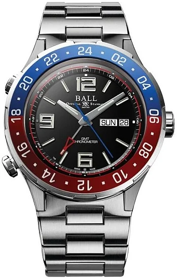 Ball Roadmaster Marine GMT 40mm COSC Chronometer DG3030B-SCJ-BK