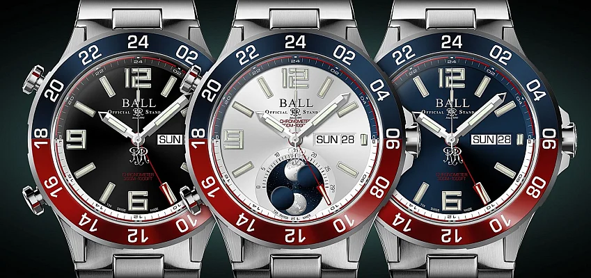 Ball Roadmaster Marine GMT 42mm COSC Chronometer DG3222A-S1CJ-BK