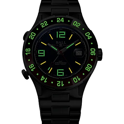 Ball Roadmaster Pilot GMT 40mm COSC Chronometer DG3038A-S1C-BE