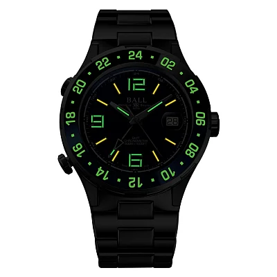 Ball Roadmaster Pilot GMT 40mm COSC Chronometer DG3038A-S4C-BE