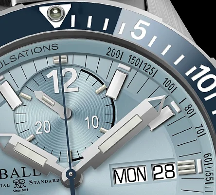 Ball Roadmaster Rescue Chronograph Limited Edition Ice Blue DC3030C-S1-IBE