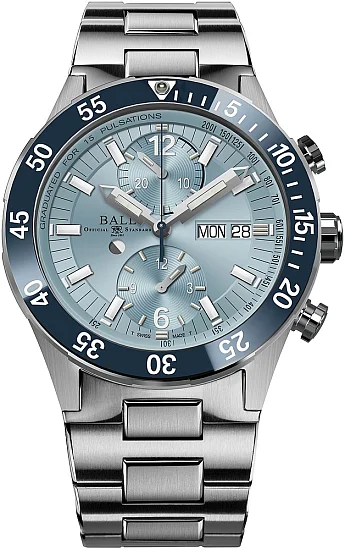 Ball Roadmaster Rescue Chronograph Limited Edition Ice Blue DC3030C-S1-IBE
