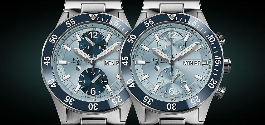 Ball Roadmaster Rescue Chronograph Limited Edition Ice Blue DC3030C-S3-IBE