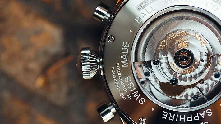 Ball Trainmaster Canonball Chronograph CM1052D-L3J-WH