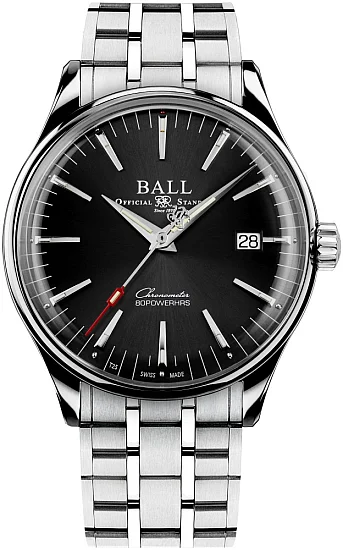 Ball Trainmaster Manufacture 80 Hours COSC Chronometer NM3280D-S1CJ-BK