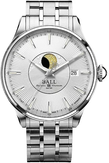 Ball Trainmaster Moonphase NM3082D-SJ-SL