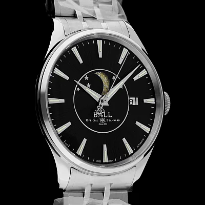 Ball Trainmaster Moonphase NM3082D-SJ-BK