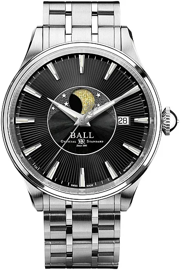Ball Trainmaster Moonphase NM3082D-SJ-BK