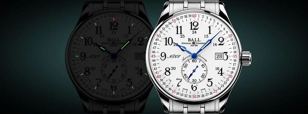Ball Trainmaster Standard Time COSC Chronometer 130th Years Limited Edition NM3888D-LL3CFJ-WH