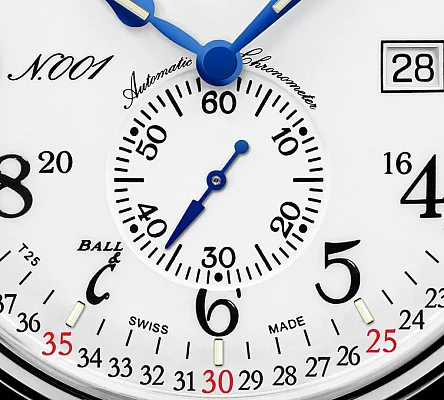 Ball Trainmaster Standard Time COSC Chronometer 130th Years Limited Edition NM3888D-LL3CFJ-WH