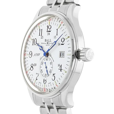 Ball Trainmaster Standard Time COSC Chronometer 130th Years Limited Edition NM3888D-S3CJ-WH