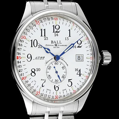 Ball Trainmaster Standard Time COSC Chronometer 130th Years Limited Edition NM3888D-S3CJ-WH