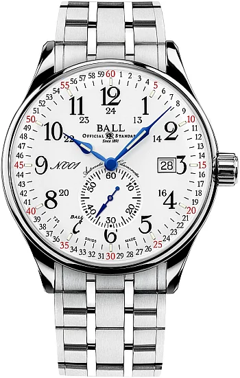 Ball Trainmaster Standard Time COSC Chronometer 130th Years Limited Edition NM3888D-S3CJ-WH