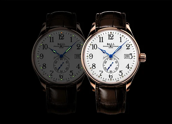 Ball Trainmaster Standard Time COSC Chronometer 904L NM3888D-PG-LCJ-WH