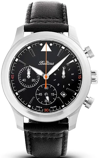 Balticus Flying Seal 42mm Chrono Black Set BLT-BALFSQCHBLA