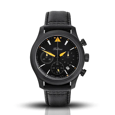Balticus Flying Seal 42mm Chrono Full Black Set BLT-BALFSQCHBLP