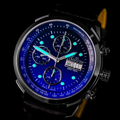 Balticus Grey Seal III Chrono Niebieski Gradient Set Valjoux BLT-BALGSBLCH