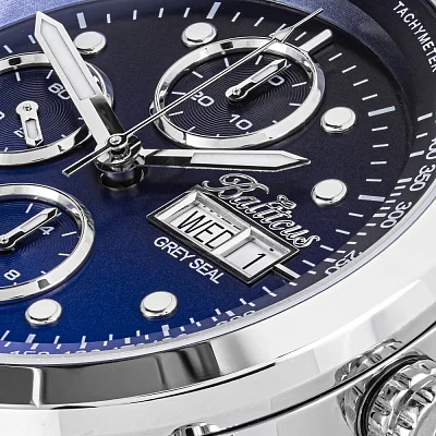Balticus Grey Seal III Chrono Niebieski Gradient Set Valjoux BLT-BALGSBLCH