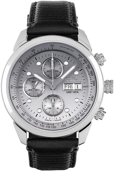 Balticus Grey Seal III Chrono Szary Gradient Set Valjoux BLT-BALGSGRCH