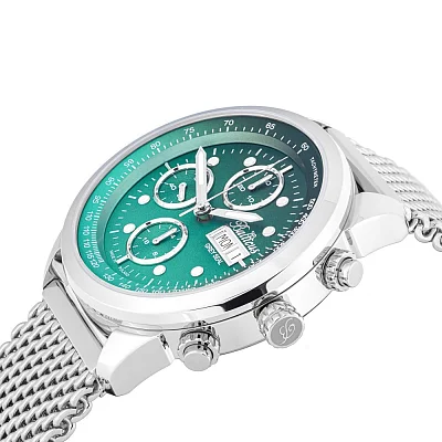 Balticus Grey Seal III Chrono Zielony Gradient Set Valjoux BLT-BALGSGRNCH