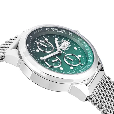 Balticus Grey Seal III Chrono Zielony Gradient Set Valjoux BLT-BALGSGRNCH