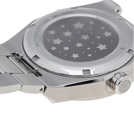 Balticus Gwiezdny Pył 40mm Datownik Granatowy Meteoryt BLT-BALSDBMD