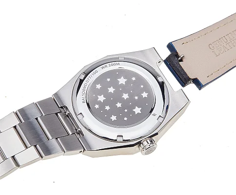 Balticus Gwiezdny Pył 40mm Datownik Granatowy Meteoryt BLT-BALSDBMD