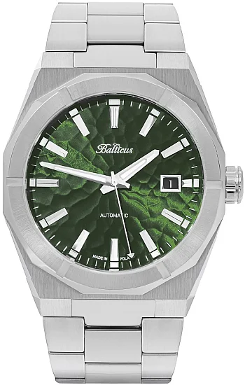 Balticus Gwiezdny Pył 40mm Datownik Tarcza Zielona Set BLT-BALSDGHD