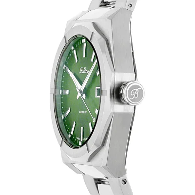 Balticus Gwiezdny Pył 40mm Datownik Tarcza Zielona Set BLT-BALSDGHD