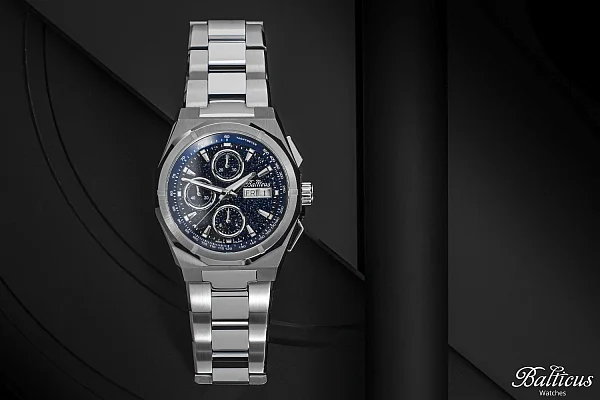 Balticus Gwiezdny Pył 42mm Chrono Valjoux BLT-BALSDCHABA