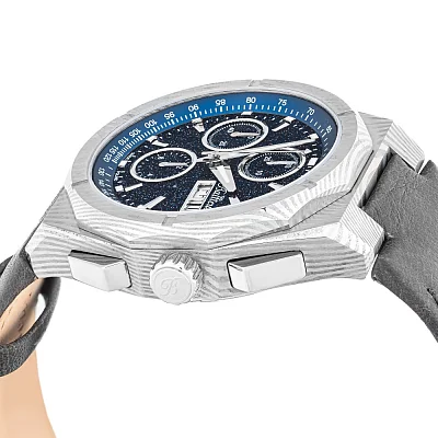 Balticus Gwiezdny Pył Damast 42mm Chrono Valjoux BLT-BALSDDCHABA